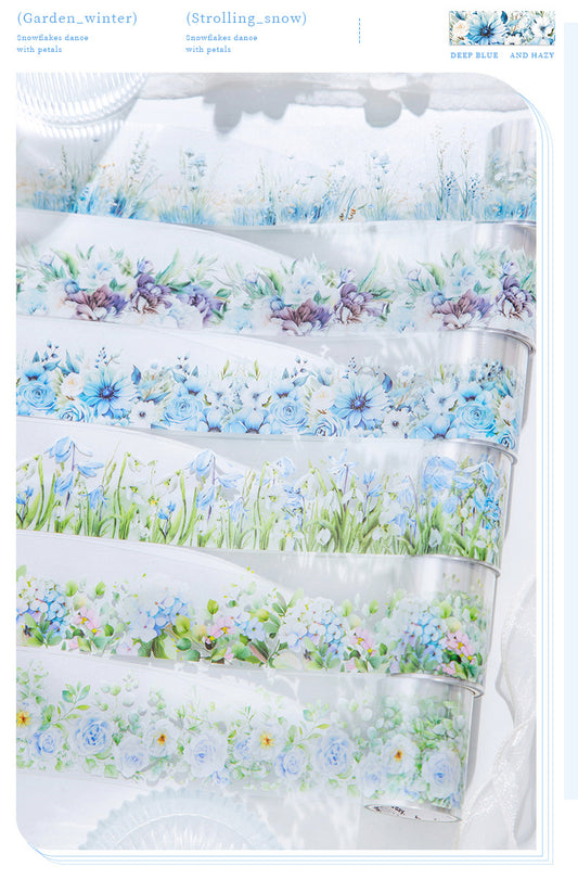 MHD-XYHY003|RC|Floral Theme Transparent PET Sticker Roll | 50 mm | 2mtr