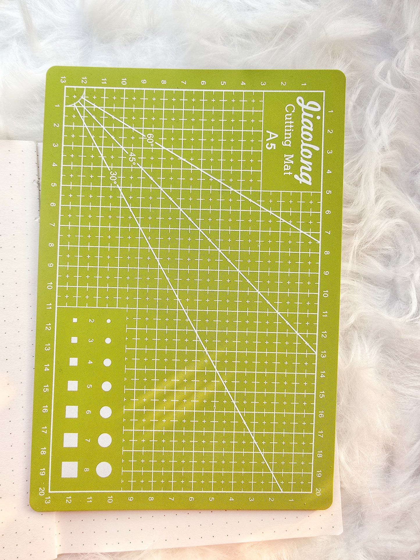 A5 Paper Cutting Mat Green