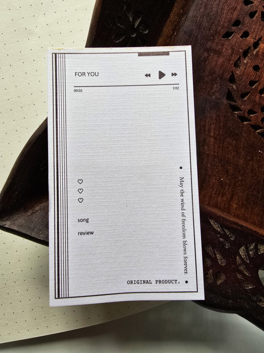 MMK05H096 Journal paper| Metarial Paper Vintage Paper| Random Play | 30 pcs