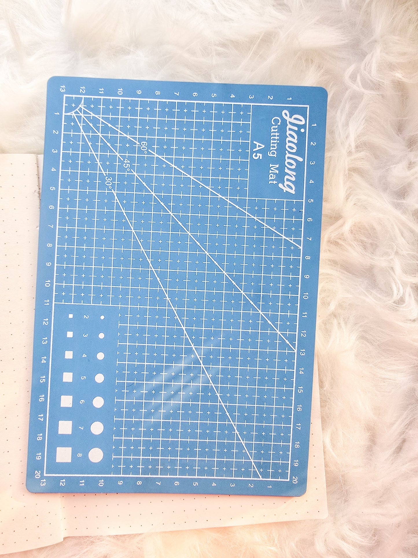 A5 Paper Cutting Mat Blue