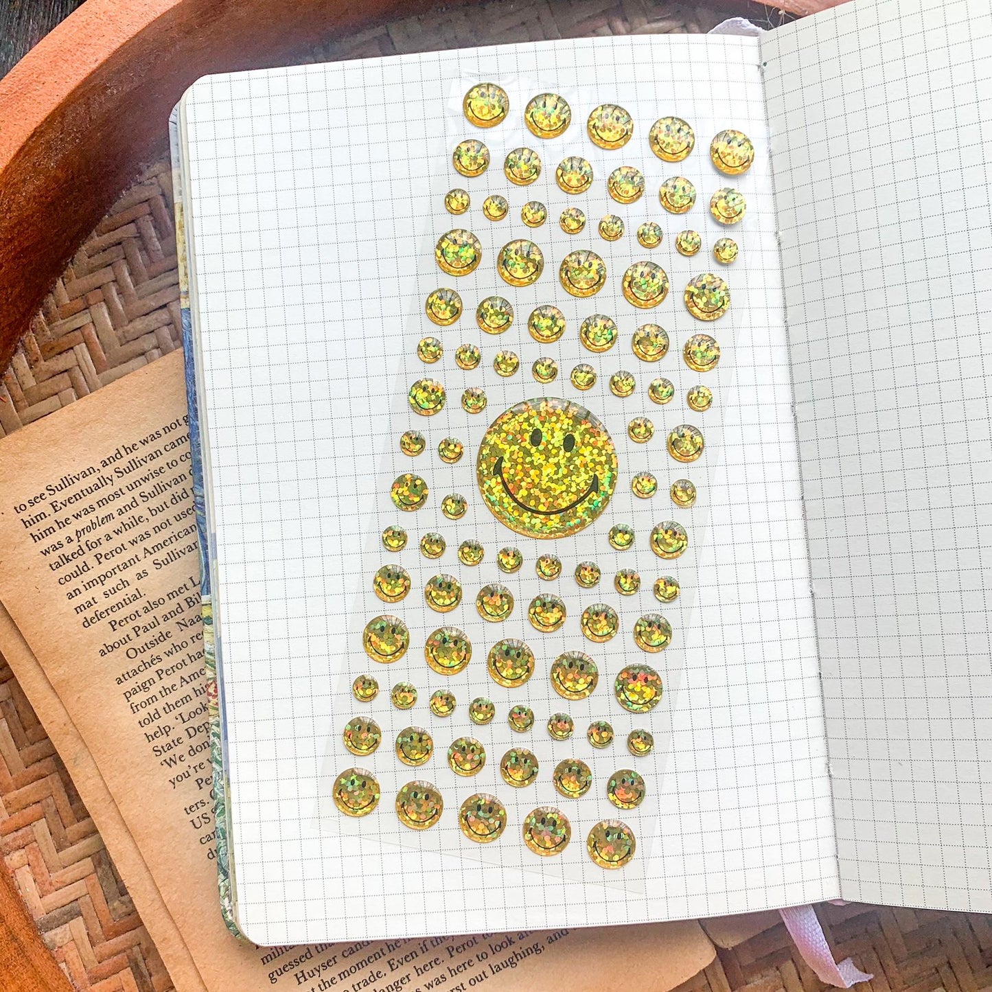 SLAYB 01- 3D Decorative Stickers Smiley | 1 sheet
