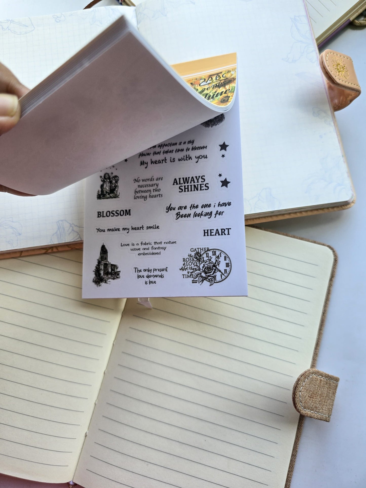 Smjsg404|G-7| Paper Sticker Book | Kintoki Warm Sunshine | 20 Pages 100*145mm PreCut Sticker