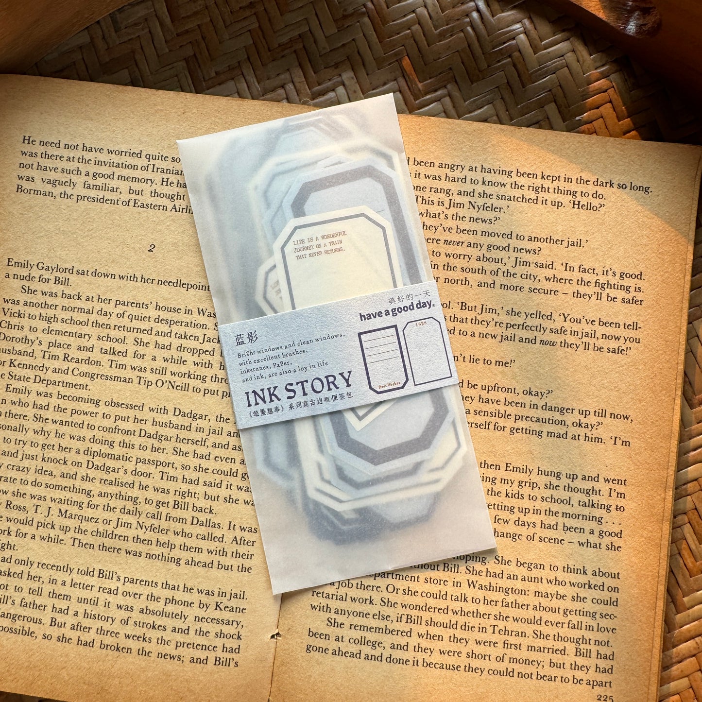 BQ2308DDI|G-1| - a Diy Journal Ink Story Paper 40Pcs
