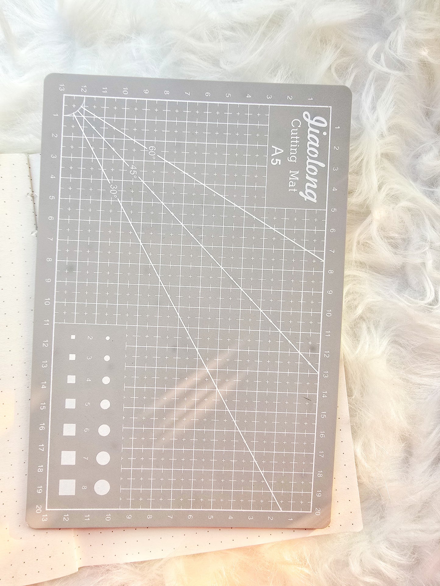 A5 Paper Cutting Mat Gray