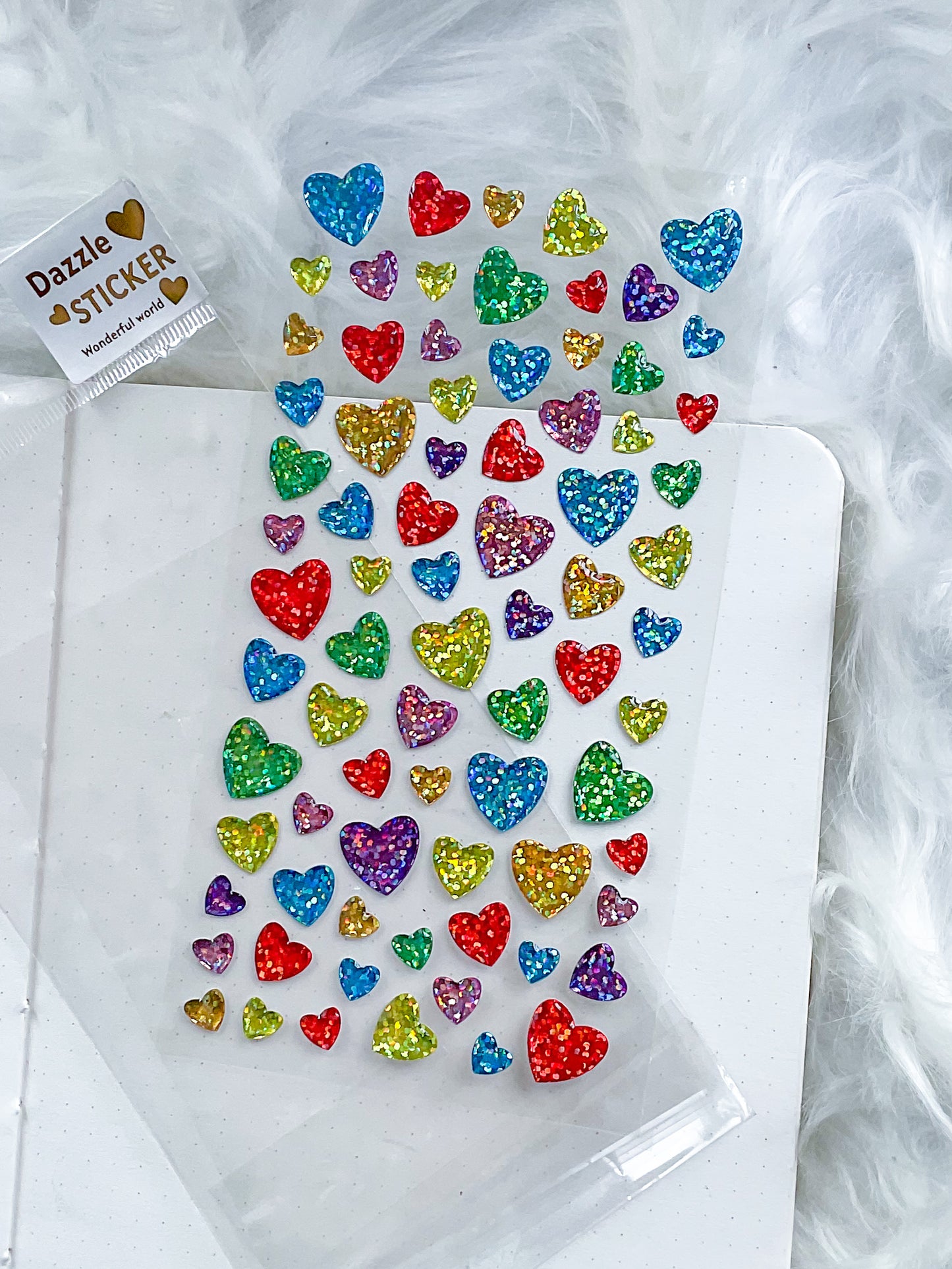 ZW-BQ1-8| Dazzle Sticker | 3D | love Sticker |