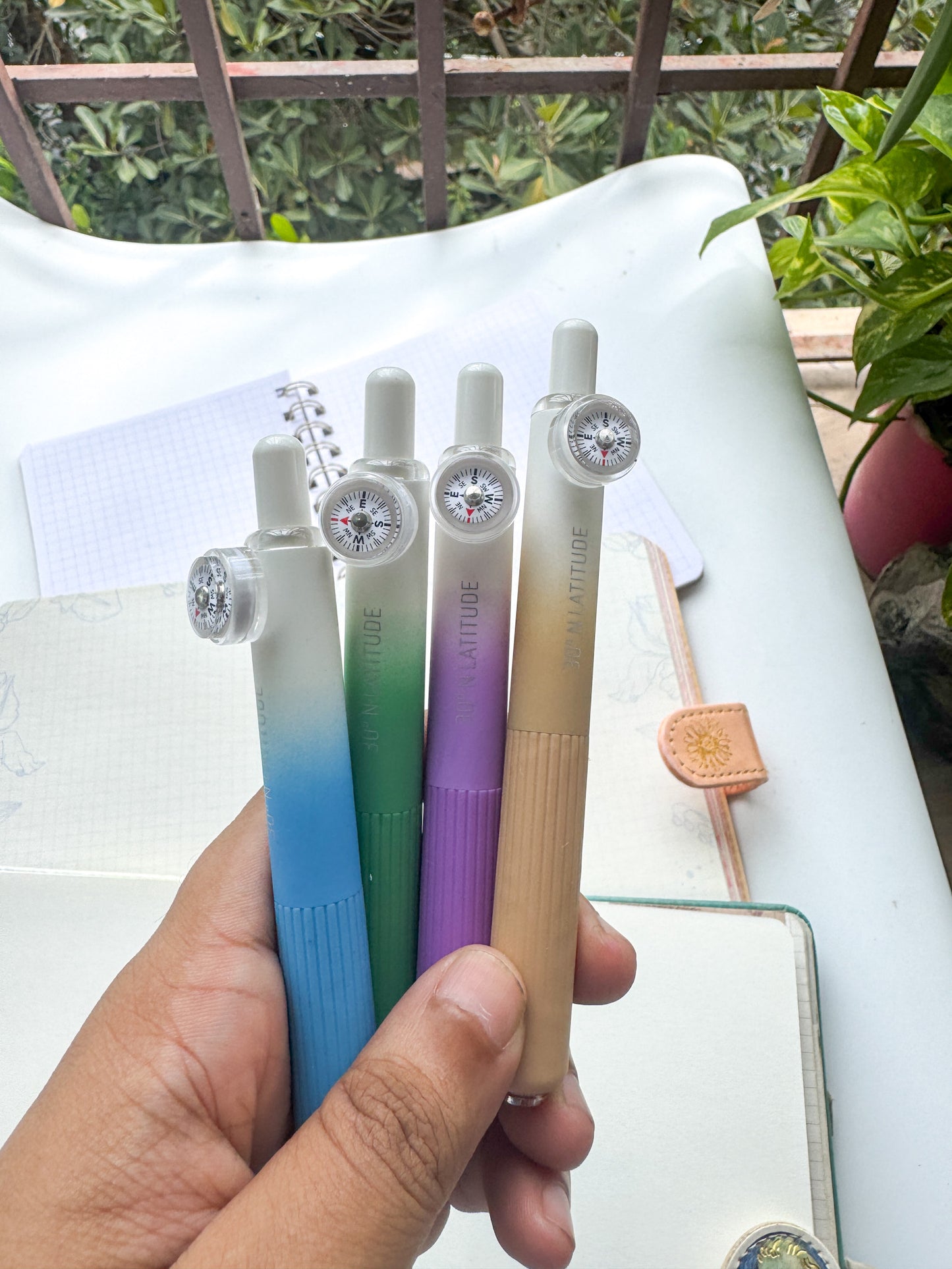 Languo Dodoo Compass Pen Purple