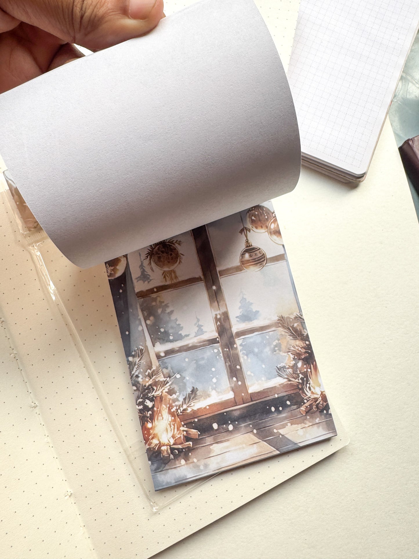 Cxyx-604 Christmas Snow Vintage Paper Pack | 30 pcs