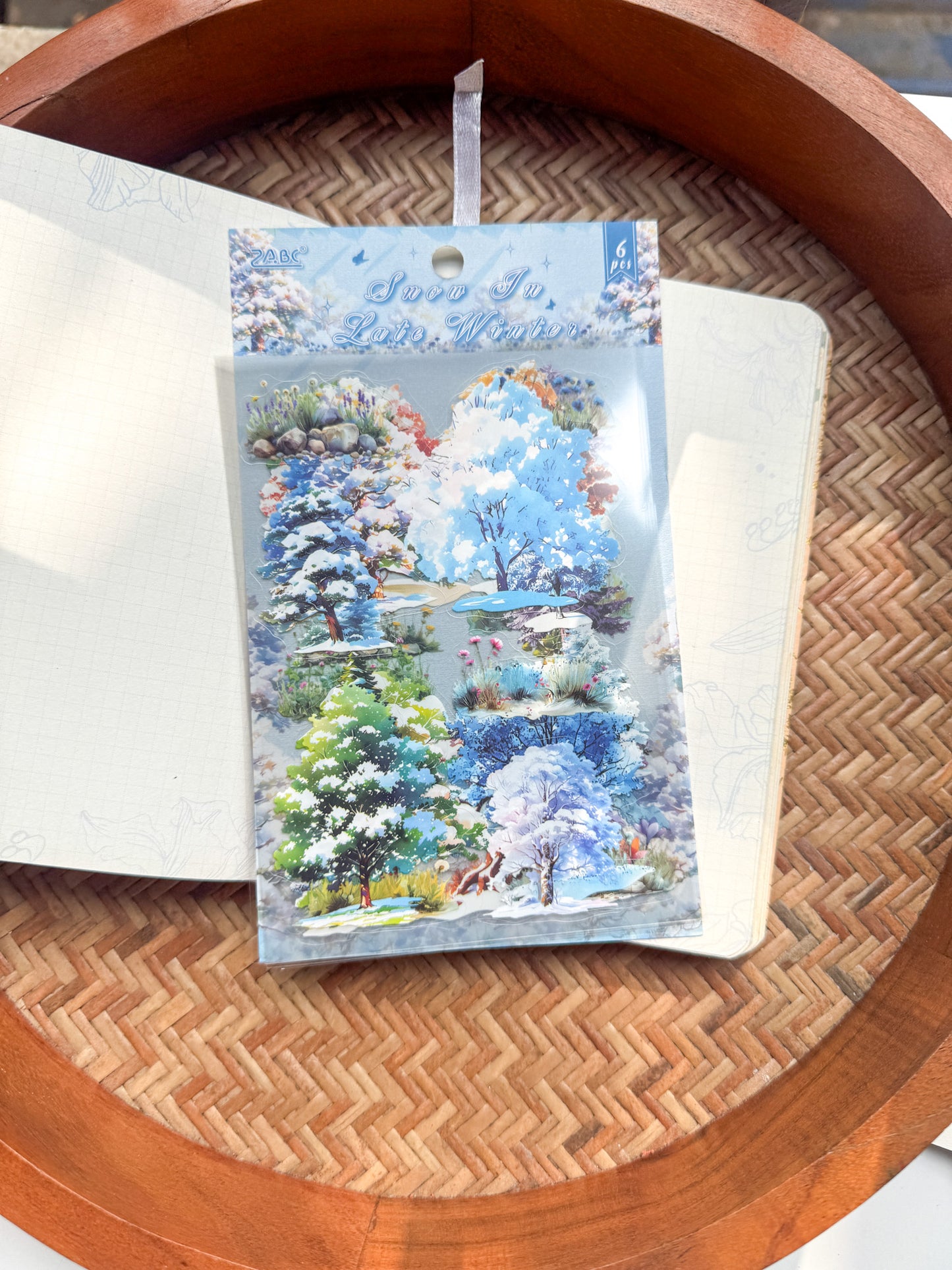 Sjsj404 Tree And Shadows Transparent Sticker Sheet |6 sheet set