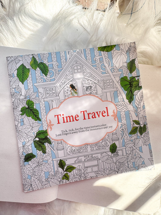 The Enchanted Forest Coloring Canvas Line Drawn Book | 24 pics Random Design