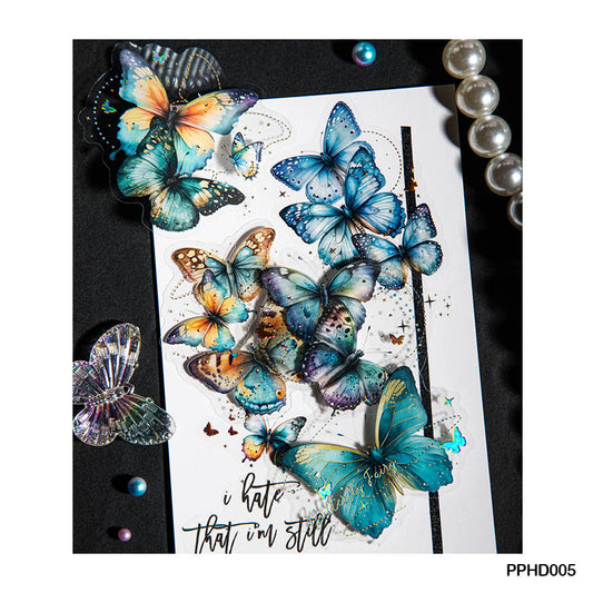 Pphd005|G-3| Graceful Butterfly Sticker 20Pc