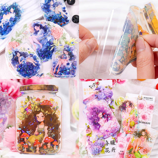 Tgsn002 Sweet Fruit Girl Deco Sticker