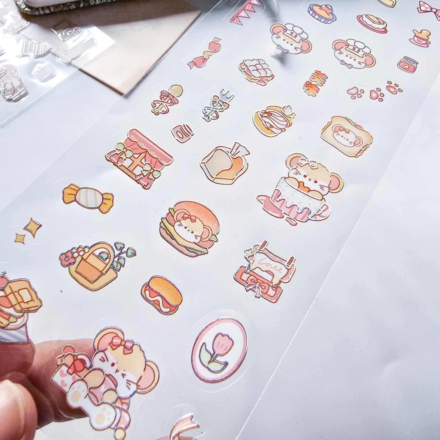 TGXY403 - sticker candy heart langu series children cute sticker waterproof pet hand account diy film card