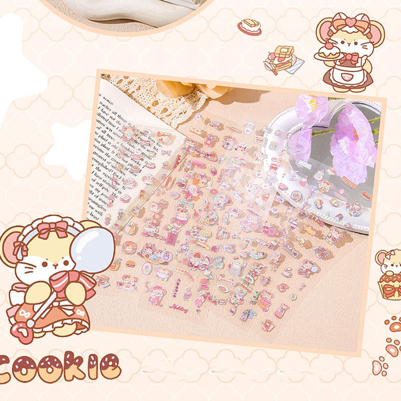 TGXY403 - sticker candy heart langu series children cute sticker waterproof pet hand account diy film card