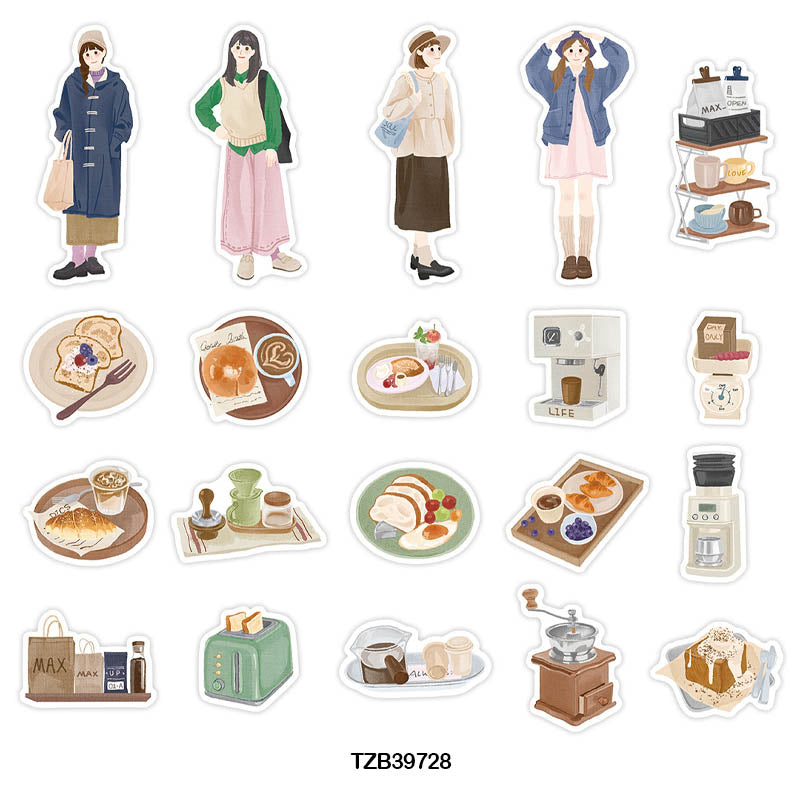 Tzb39728 |G4| Infeel Pet Sticker Pack 20Pc | Girl Stickers