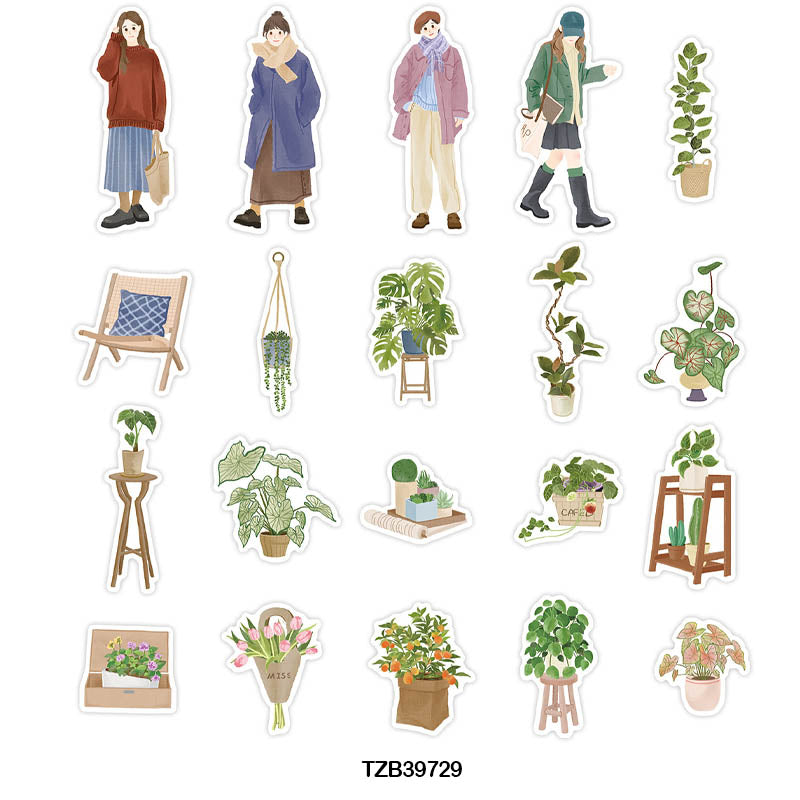 Tzb39729 |G4| Infeel Pet Sticker Pack 20Pc | Girl Stickers