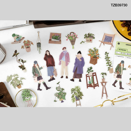 Tzb39730|G4| Infeel Pet Sticker Pack 20Pc | Girl Stickers