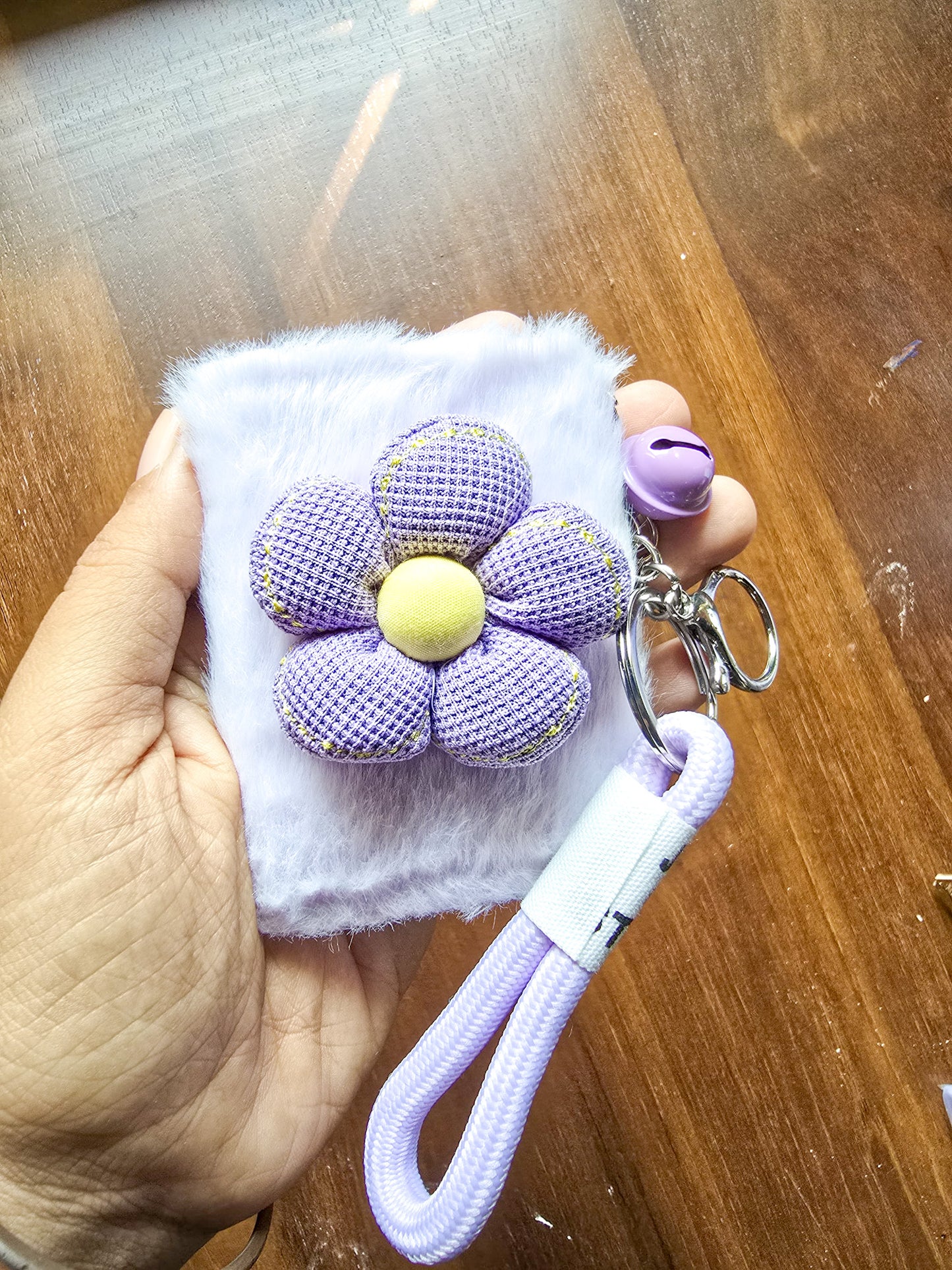 Pp253542 Cosmetic Mirror Purple Flower