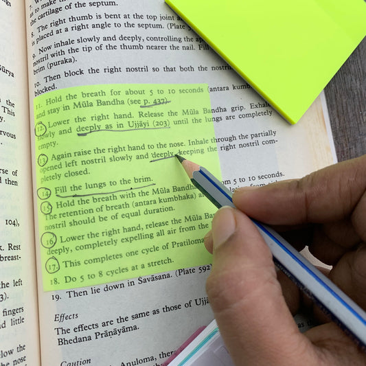 3x3 Inch Yellow Transparent STICKY NOTE | 50 Pcs