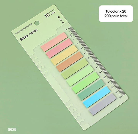 86212|G-12| - Morandi STICKY NOTE 10 Colors 20 Sheets Each 86212