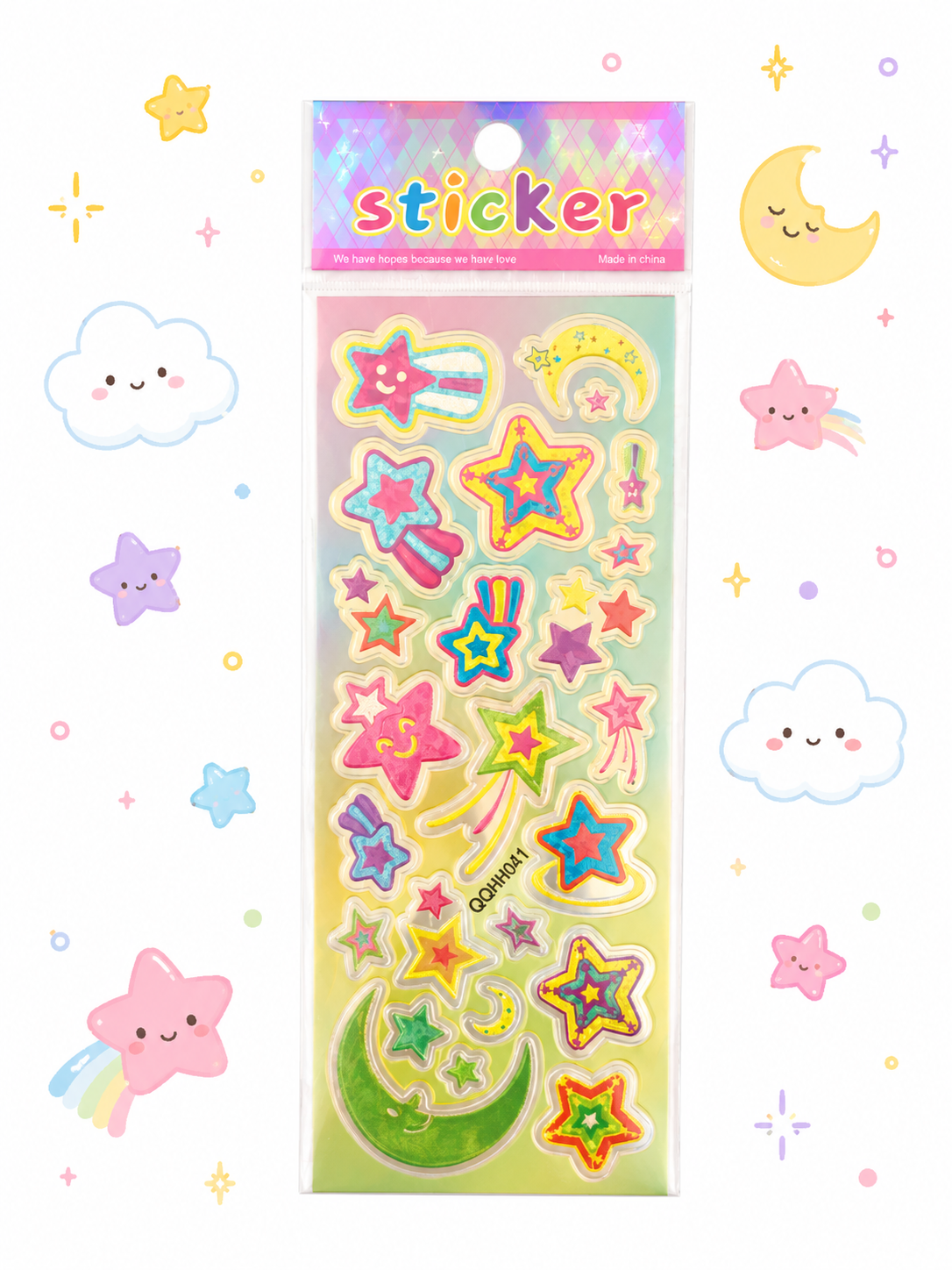QQHH041 | Kawaii Stickers Set For Kids