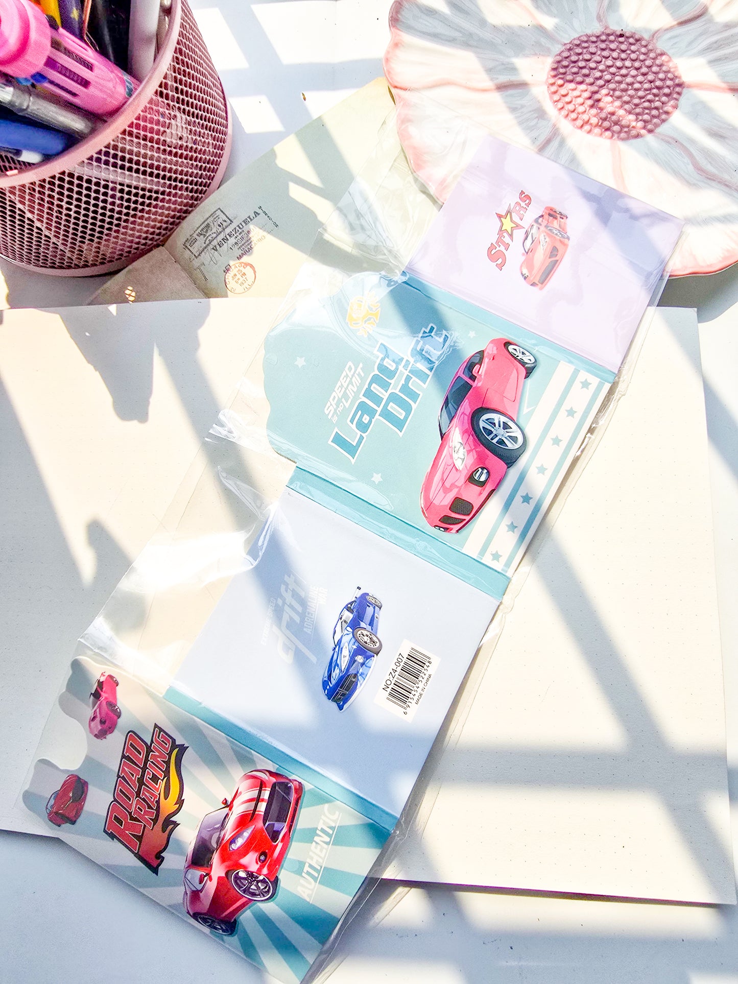 Z4-007 |Kawaii sticky note | Speed is not Limit Land Drift