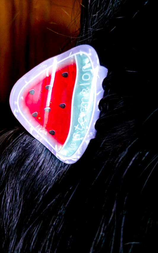 Hair Clip For Women & Girls Strong Grip Claw Clip | Cute Watermelon Fruit Design |