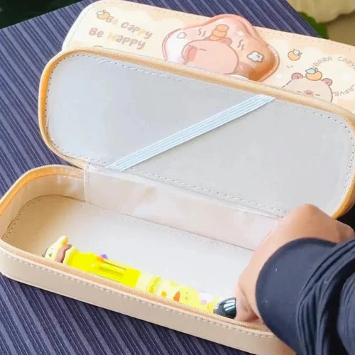 KBX-1076E-CA | Cappy Bara |
Double Layer Space Pencil Case,3D Cover Pencil Zipper Pouch Bag,Compass School Kids Stylish Pen Holder Stationery Box |