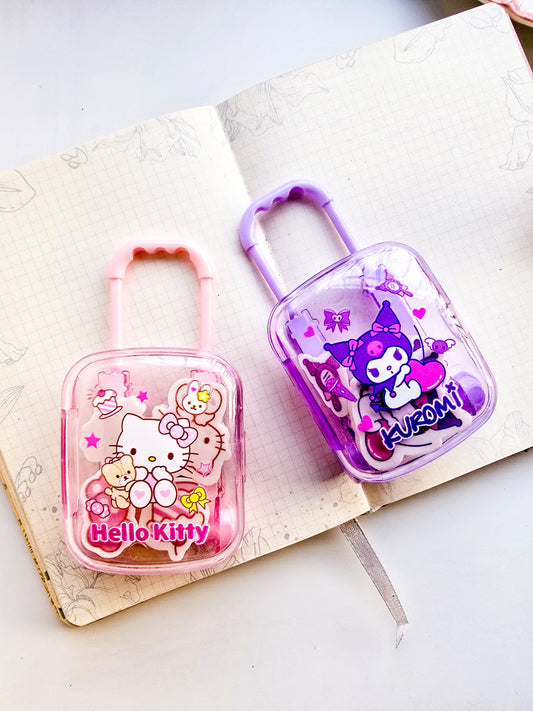 375 | Hello Kitty Cute Cat Trolley Basket Kawaii Eraser |