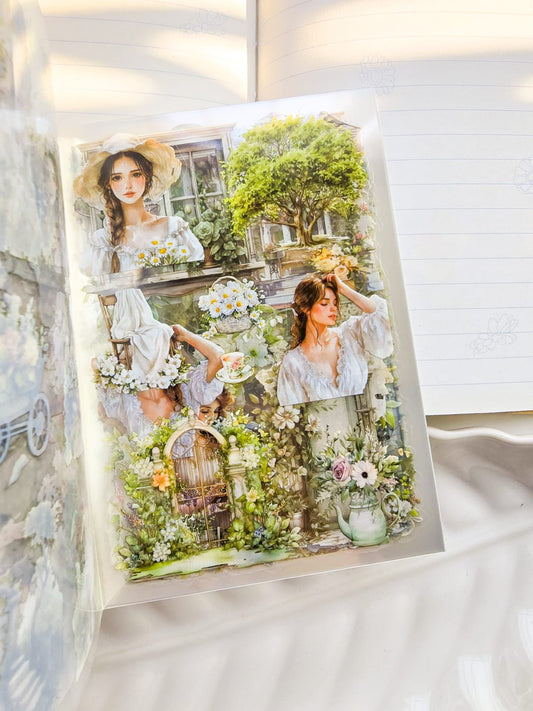 DSB-5390 |G6| Tha Summit of serenity Kawaii Sticker Book | 20sheets|