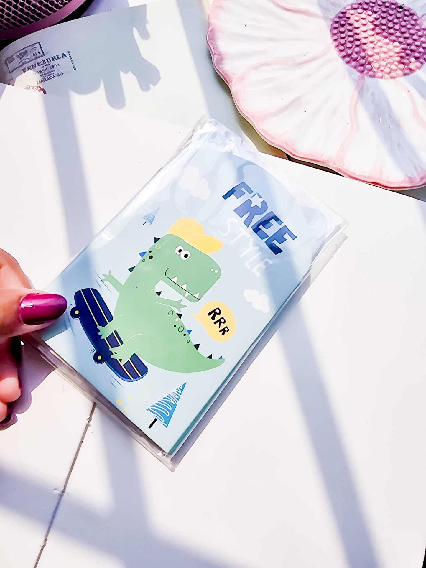 Z4-006|G-5| Kawaii sticky notes| Beautiful Dino