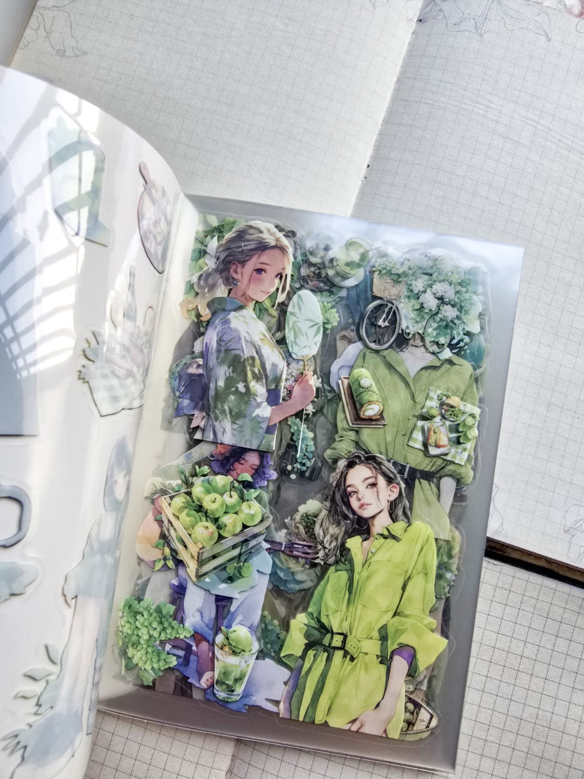 YRRH -403 | Sweet Days Spring Sticker Books | 20 Pcs | 105*150mm |