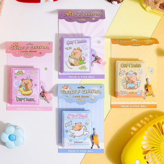 JGSBA8704 |R-B| Capy Bara | Mini Notebook | 5*6.5cm |
