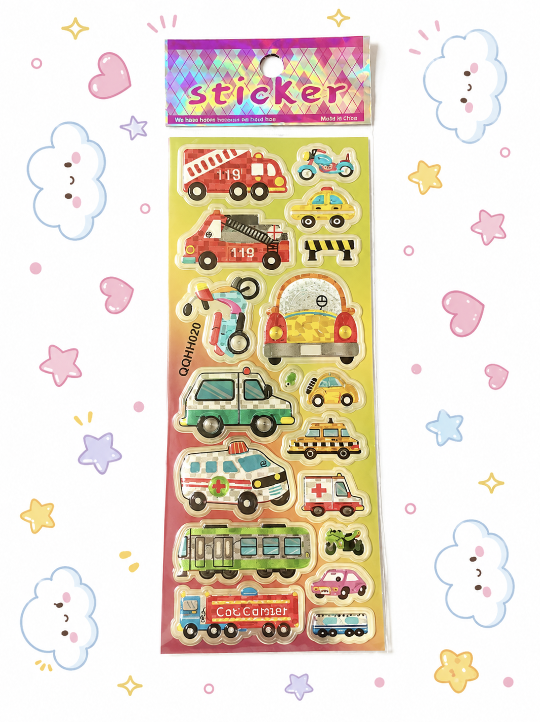 QQHH020 | Kawaii Stickers Set For Kids