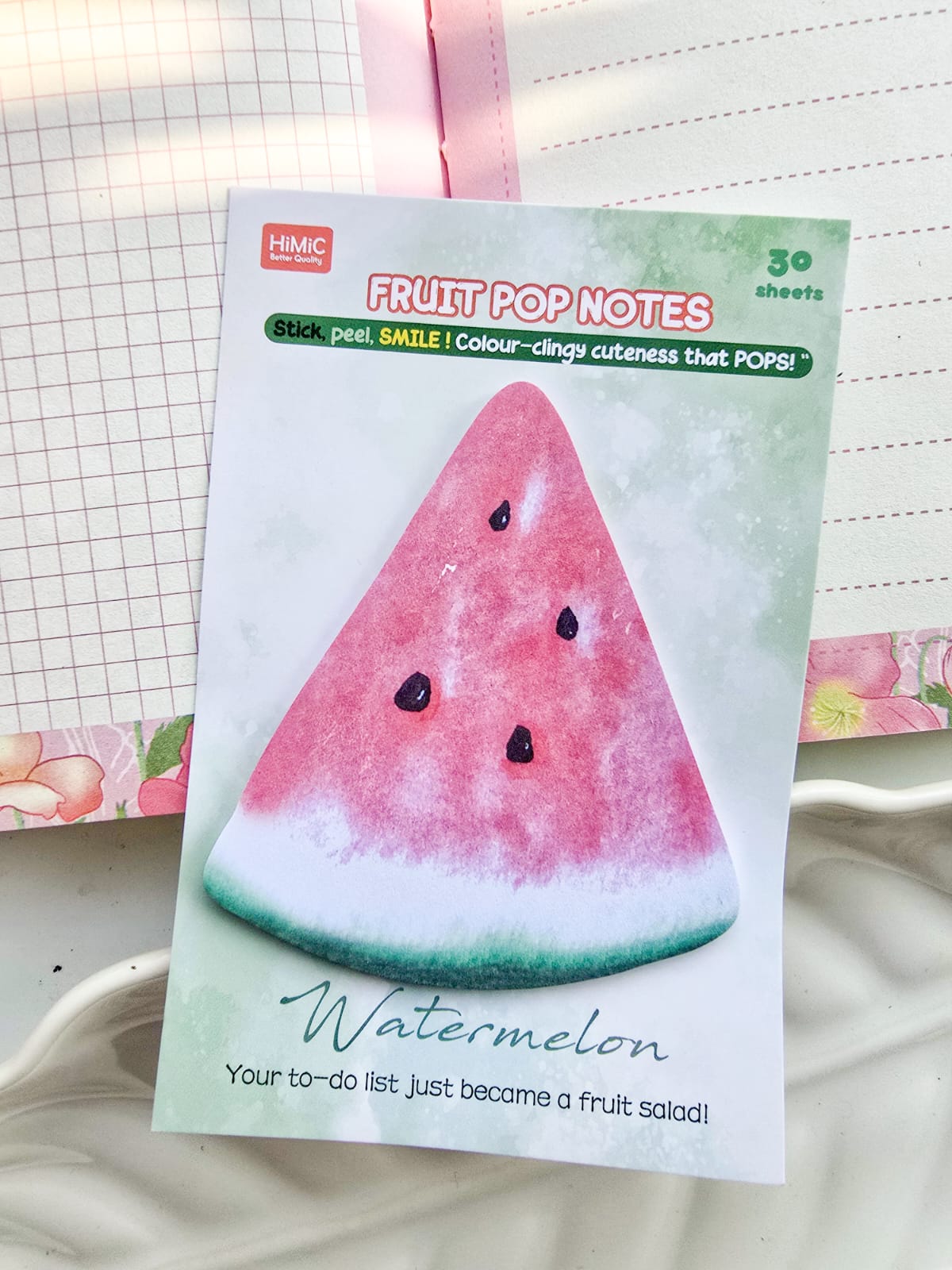 SN-20-30 | Kawaii Fruit Watermelon Sticky Notes | 30 sheets