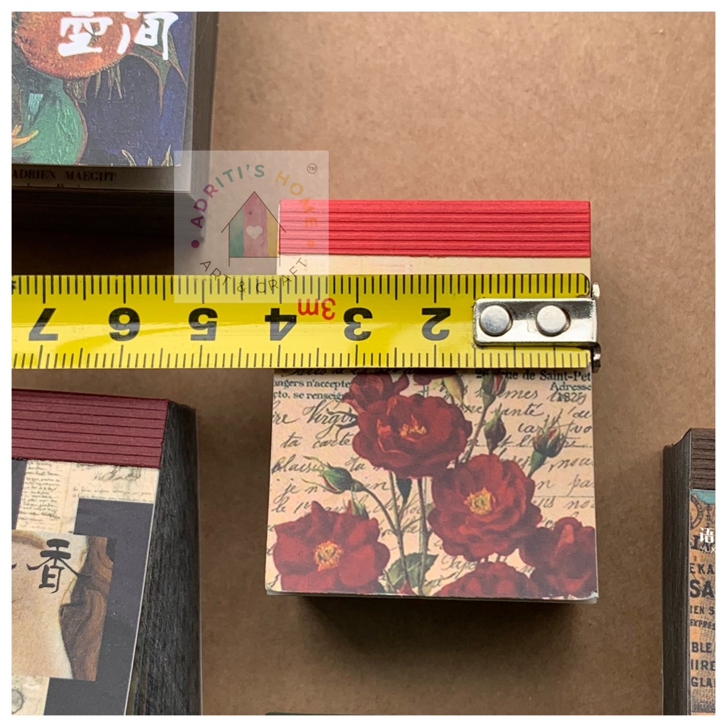#YXSCZ029|RC| Vellum Ephemera Set of 365 No Repeat (Size: 5cmx4cm) Scroll Down to see Product Video