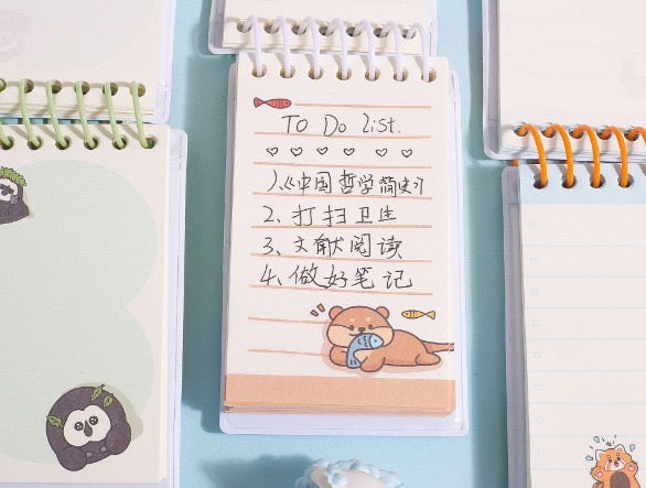 Jgxq Spiral Binding Notepad Kawaii | 8.3*10.7cm Random Design