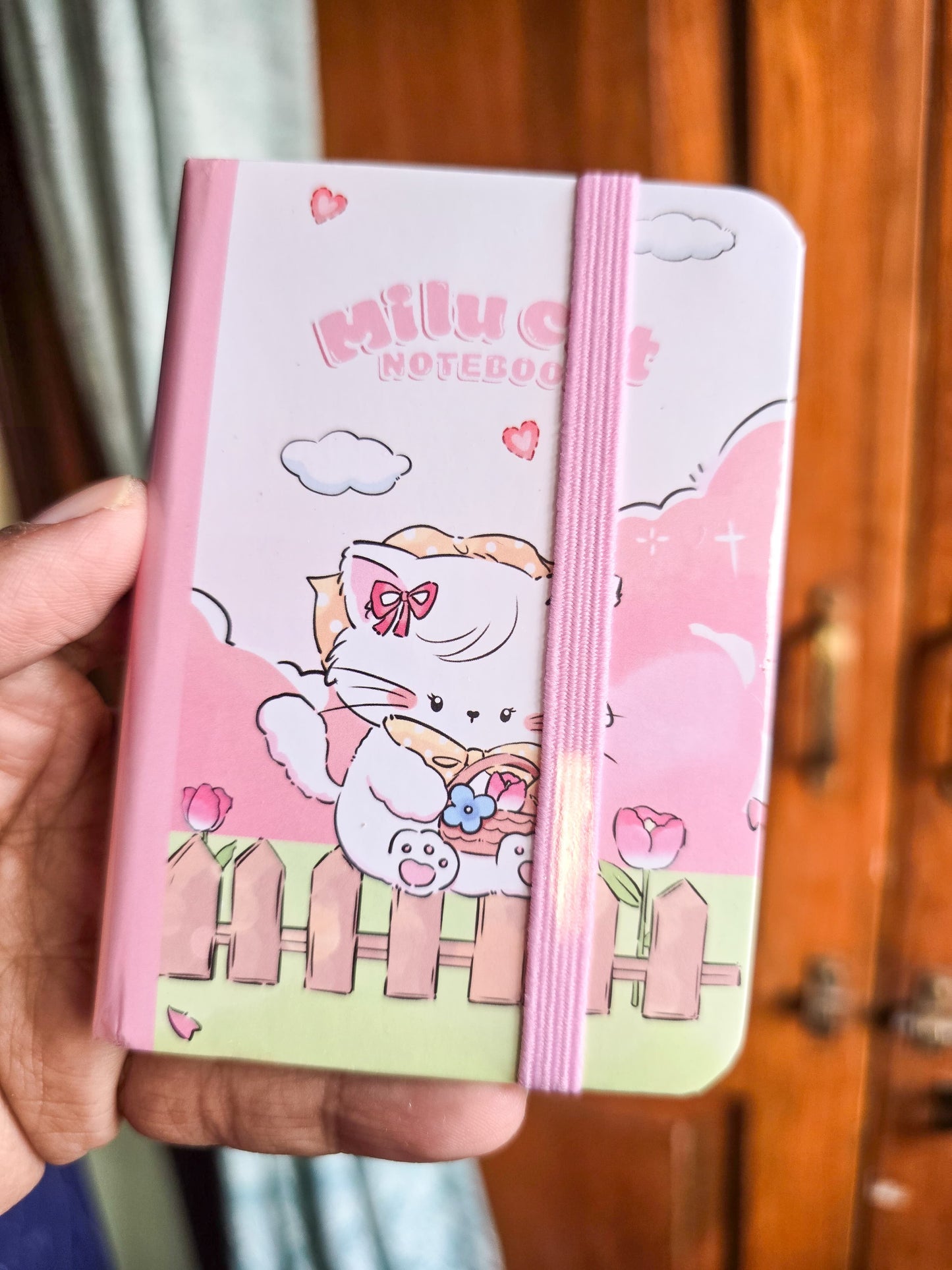 Jgyca7801 Milu Cats A7 Notebook Ruled Notebook | 80 Pages 6.9*10cm