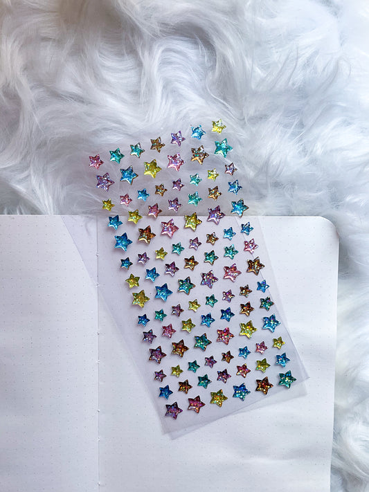 ZW-BQ1-8 |G-10|Dazzle Sticker | 3D | Starts Sticker |