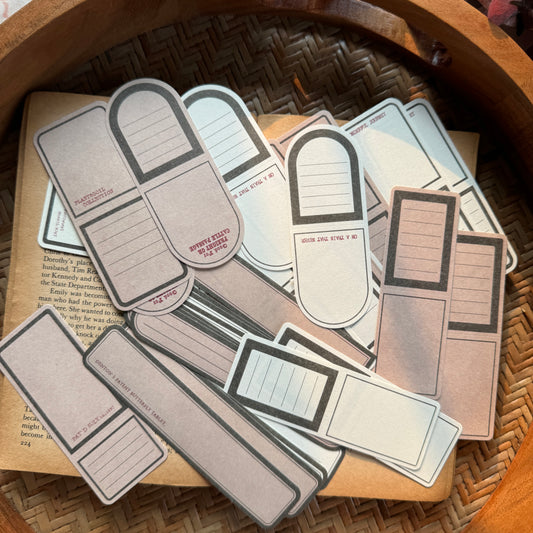 BQ2308DDI-b |G-1| Diy Journal Ink Story Paper 40Pcs