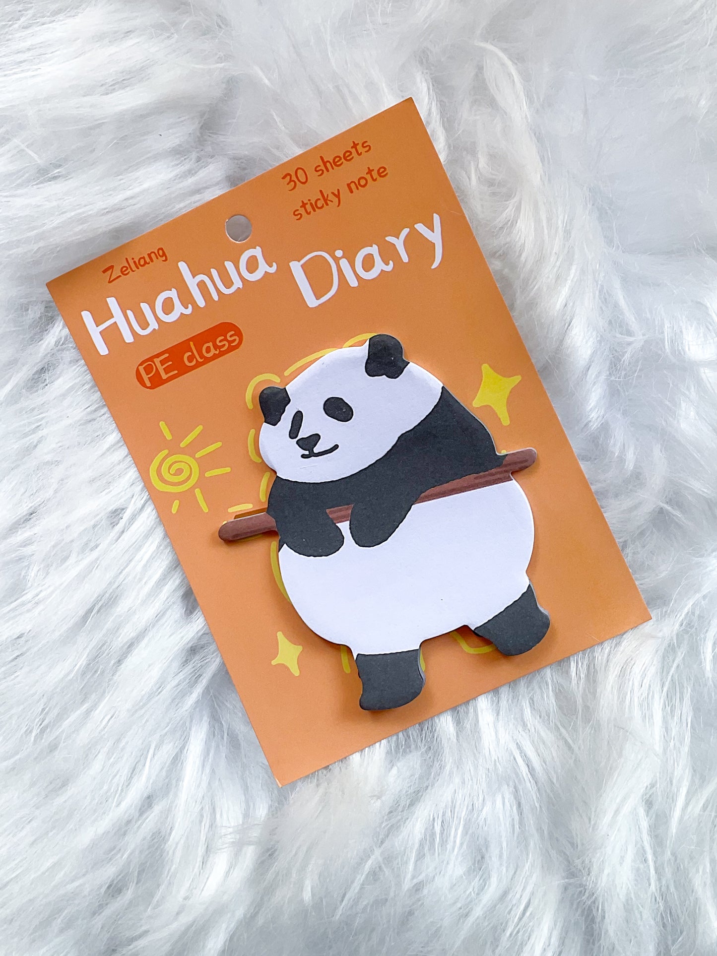 101MG04 | Huahua Diary | Cute Panda Sticky Note| 30 Sheets | 70*85mm