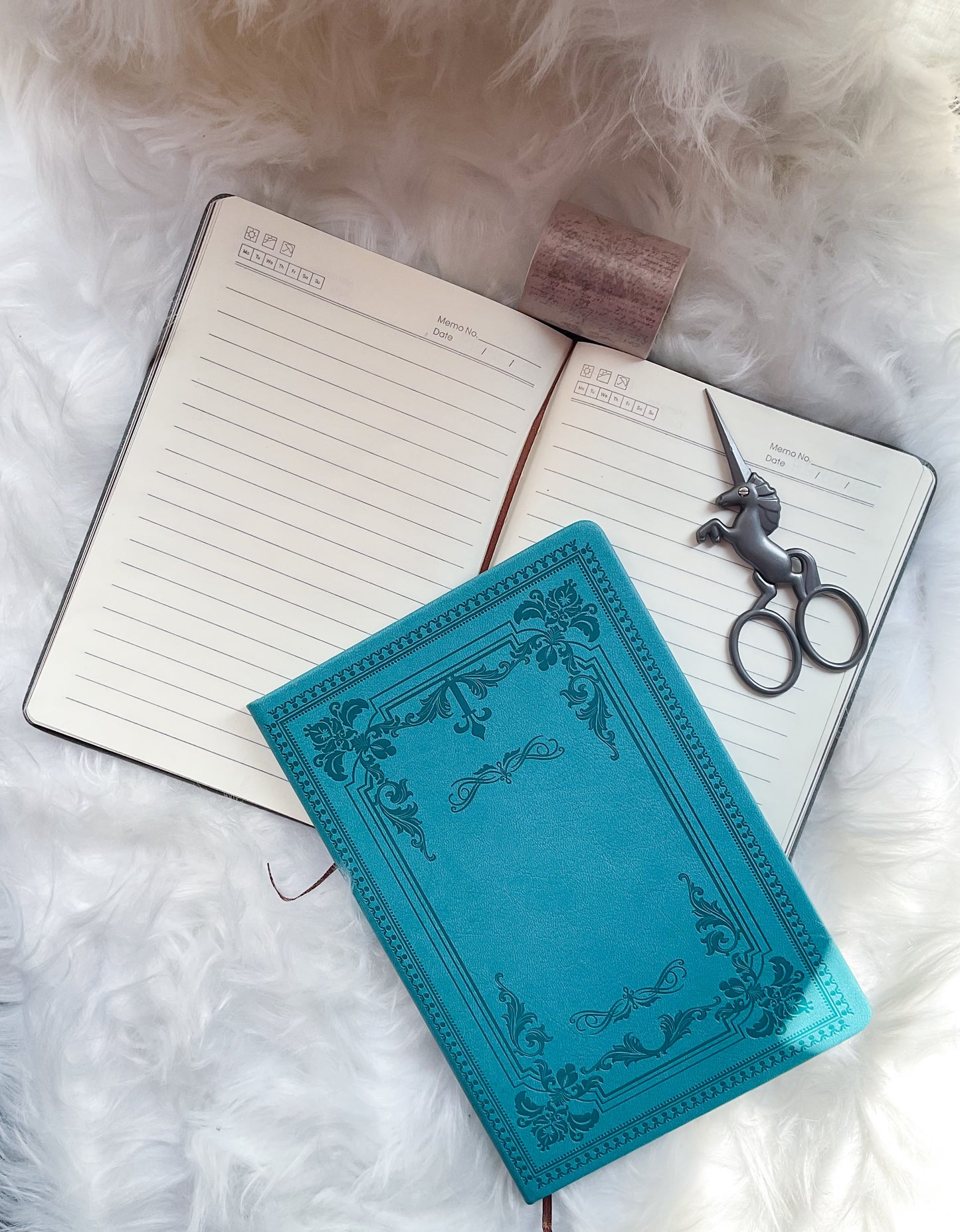 MG265L | Vintage Leather Note Book | A5 |  21*14.5cm | Ruled | Hard Cover| Black | 63 Pages