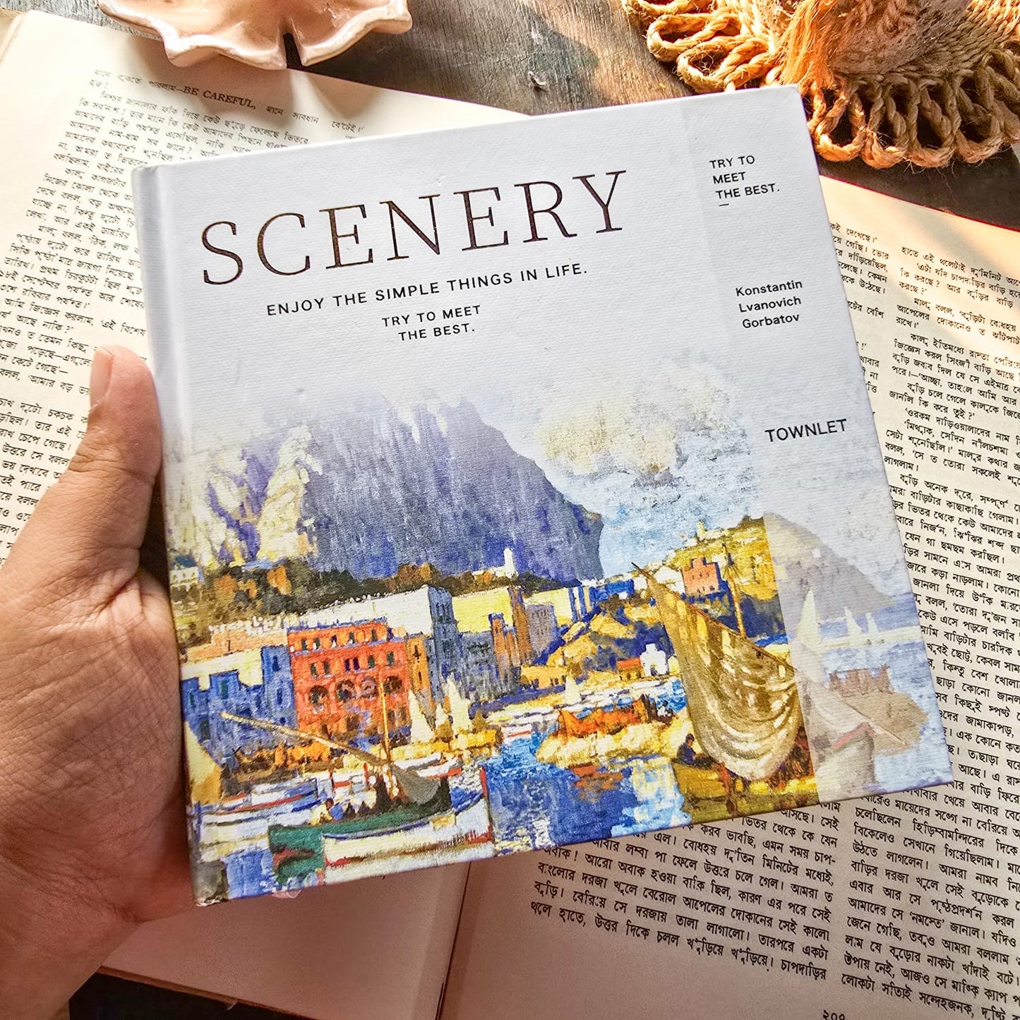 JGYC35804-1203 C |  Scenery Notebook Journal Planner 15.6 cm x 15.5 cm 80 pages