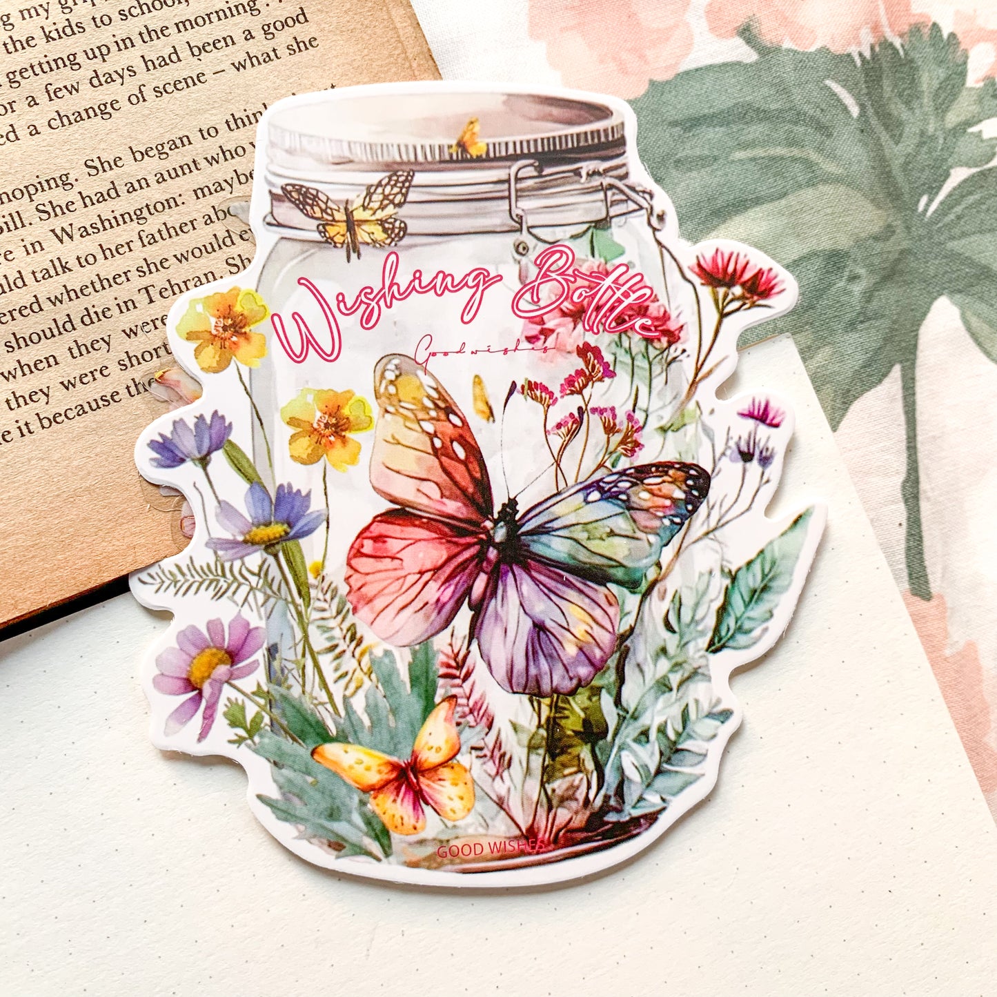 Mg04041 Wishing Bottle Pet Sticker Bag 10Pc
