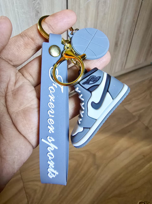 Sports Shoes Key Chain| Sneaker Key Chain| Grey