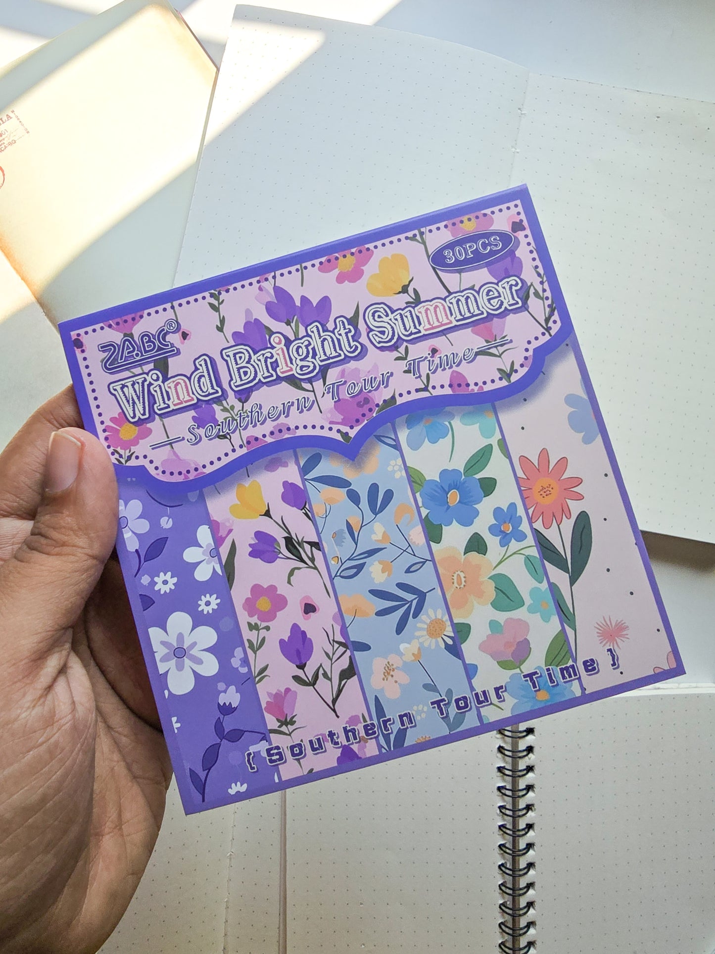 NXSG-604|G-4| Wind Bright Summer| Journal Paper| Floral Vintage Paper| Purple Theme|120*120mm 30 Pcs