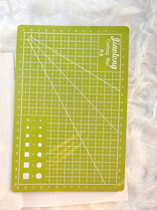 A5 Paper Cutting Mat Green