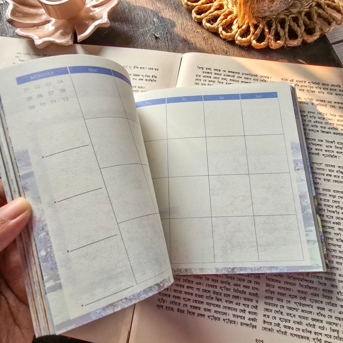 JGYC35804-1203 C |  Scenery Notebook Journal Planner 15.6 cm x 15.5 cm 80 pages