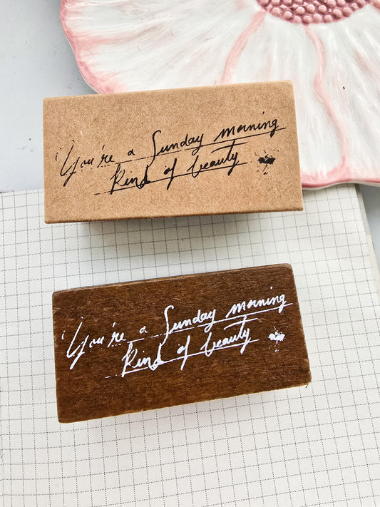 Mmk09d290|R-C| Wooden Stamp letter Collection | 32mmx65mmx24mm
