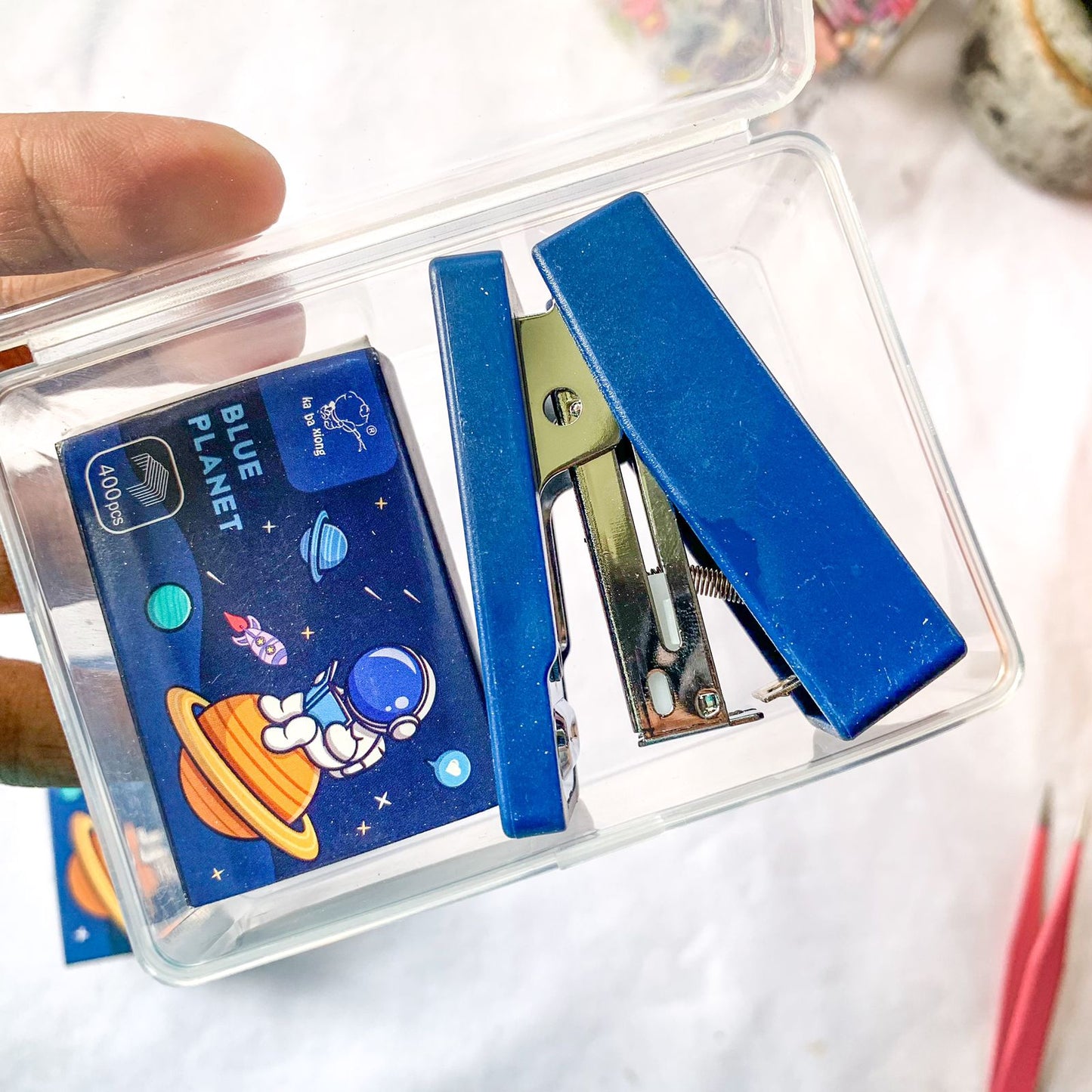 #2 - Kawaii Mini Stapler box with 1 Stapler pin pack