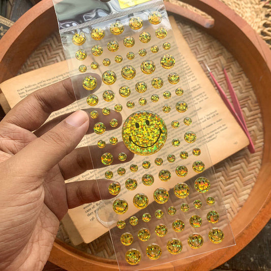 SLAYB 01- 3D Decorative Stickers Smiley | 1 sheet